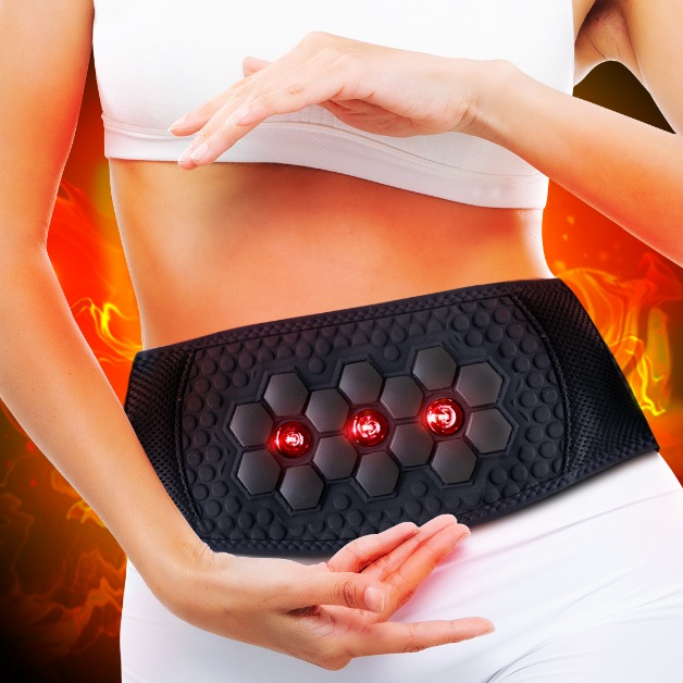 네이즌 LED 온열 복대 허리 찜질기 원적외선 치료기
