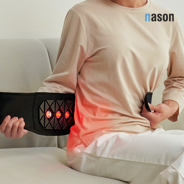 [14일 무료체험] 네이즌 LED 근적외선 온열 패드 허리 찜질기 어깨 복부 원적외선 치료기